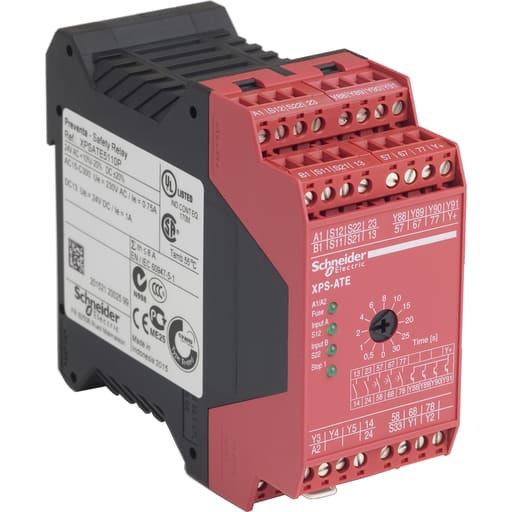Square-D / Schneider - SQD XPSATE5110P SAFETY RELAY WITH TIMING FUNCTION, 24 V