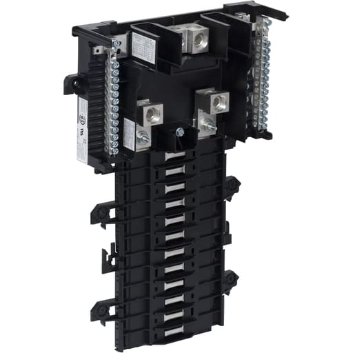 Square-D / Schneider - Square D QON124L200I 200 Amp 240 VAC 1-Phase 3-Wire 24-Space Circuit Breaker Mounting Base with Neutral