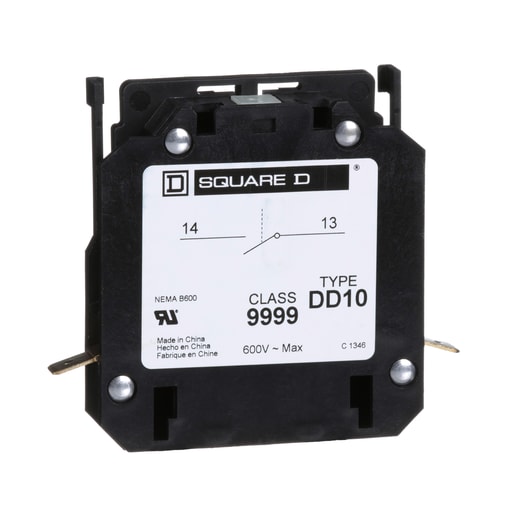 Square-D / Schneider - Square D 9999DD10 600 VAC 5 Amp Auxiliary Contact Kit