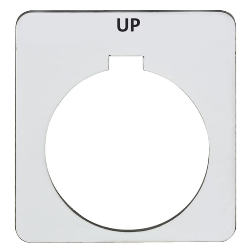 Square-D / Schneider - Square D 9001KN111SP 30 mm Push Button Legend Plate
