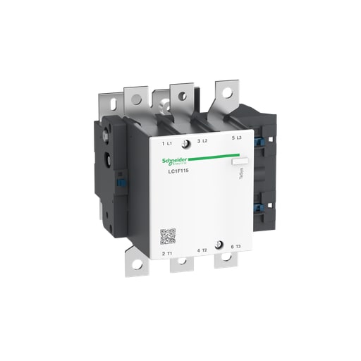 Square-D / Schneider - Square D LC1F115L6 600 VAC 115 Amp 3-Pole 1NO Panel Mount Full Voltage Non-Reversing IEC Contactor