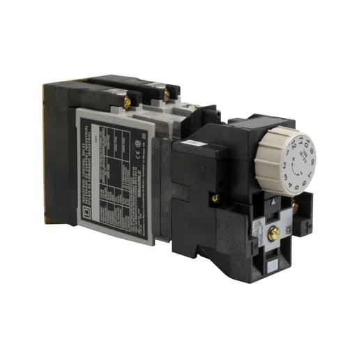 Square-D / Schneider - Square D 8501XO20XTE2V02 110/120 VAC 10/5 Amp 1NO 1NC Panel Mount AC Operated Industrial Timing Relay