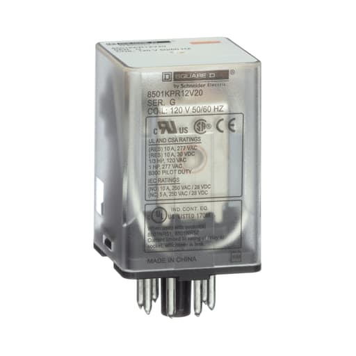 Square-D / Schneider - SQD 8501KUR13P14V14 RELAY 3CO QC PI