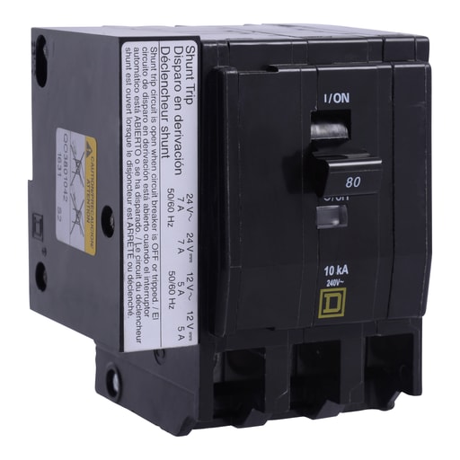 Square-D / Schneider - Square D QO31001042 3-Pole 100 Amp 240 Volt Plug-On Miniature Circuit Breaker