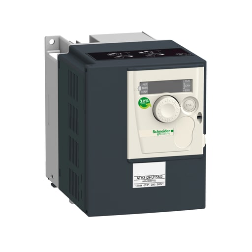 Square-D / Schneider - Square D ATV312HU11M2 240 VAC 1.5 Hp 1-Phase Open Type Variable Speed Drive