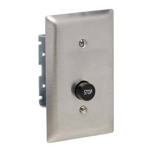 Square-D / Schneider - Square D 9001BF102 600 VAC 5 Amp 1NC NEMA 1 Stainless Steel Push Button Control Station