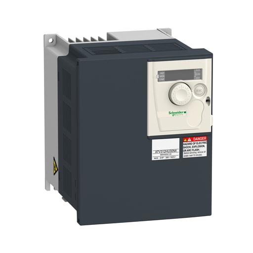Square-D / Schneider - Square D ATV312HU40M3 240 VAC 5 Hp 3-Phase Open Type Variable Speed Drive