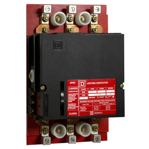 Square-D / Schneider - Square D 8903PBV10V02 110/120 VAC 200 Amp 2-Pole Open Type Mechanically Held Panelboard Lighting Contactor