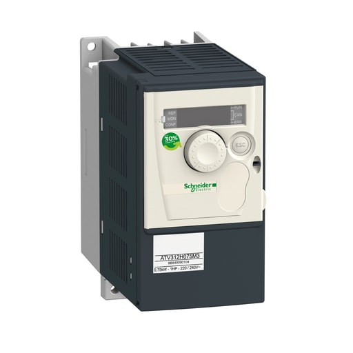 Square-D / Schneider - Square D ATV312H075M3 240 VAC 1 Hp 3-Phase Open Type Variable Speed Drive