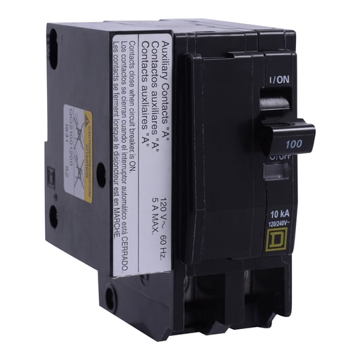 Square-D / Schneider - SQD QO21001200 MINIATURE CIRCUIT BREAKER 120/240V 100A