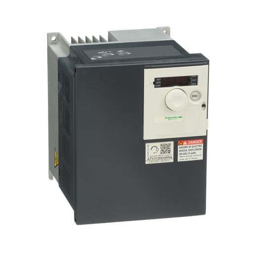 Square-D / Schneider - Square D ATV312HU40N4 480 VAC 5 Hp 3-Phase Open Type Variable Speed Drive