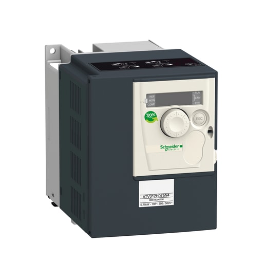 Square-D / Schneider - Square D ATV312H055N4 480 VAC 0.75 Hp 3-Phase Open Type Variable Speed Drive
