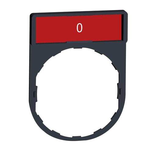 Square-D / Schneider - Square D ZBY2931 30 x 40 mm O Marked Standard Legend Holder
