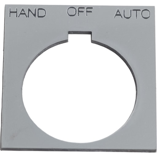 Square-D / Schneider - Square D 9001KN260SP Type K 30 mm Push Button Legend Plate