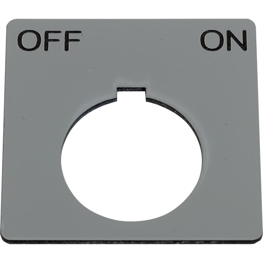 Square-D / Schneider - Square D 9001KN144SP Type K 30 mm Push Button Legend Plate