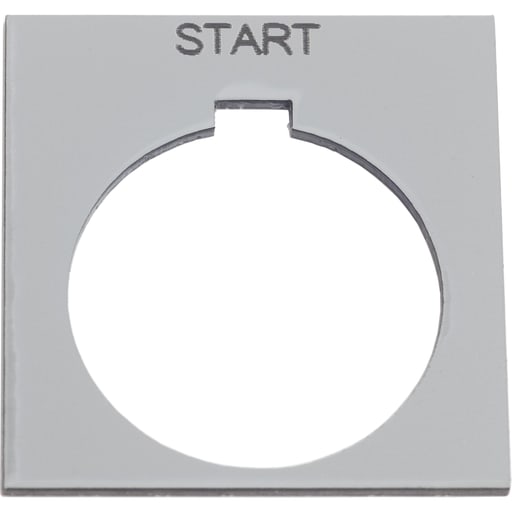 Square-D / Schneider - Square D 9001KN201SP Type K 30 mm Push Button Legend Plate