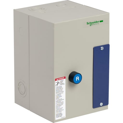 Square-D / Schneider - Square D LE1D123A62OG70 120 VAC 12 Amp 10 Hp 3-Phase 3-Pole NEMA 1 Enclosed Full Voltage Non-Reversing Starter