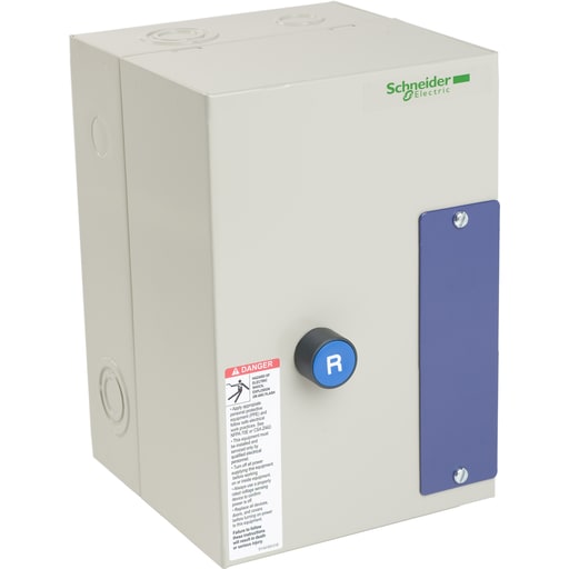 Square-D / Schneider - Square D LE1D093A62OG70 120 VAC 9 Amp 7.5 Hp 3-Phase 3-Pole NEMA 1 Enclosed Full Voltage Non-Reversing Starter