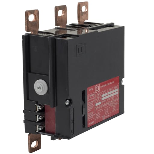 Square-D / Schneider - Square D 8903PBV11BV02 110/120 VAC 200 Amp 3-Pole Open Type Mechanically Held Panelboard Lighting Contactor