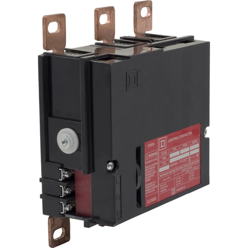 Square-D / Schneider - Square D 8903PBW11BV02 110/120 VAC 225 Amp 3-Pole Open Type Mechanically Held Panelboard Lighting Contactor