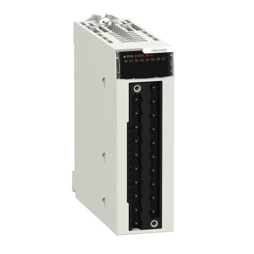 Square-D / Schneider - Square D BMXDRA0805 2 Amp 24 to 240 VAC 24 VDC Output AC/DC PLC Discrete Output Module