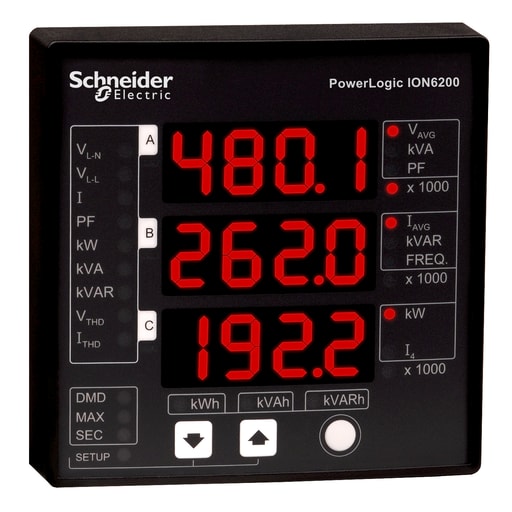 Square-D / Schneider - SQD S6200A0A0B0A0A0P ION6200 meter