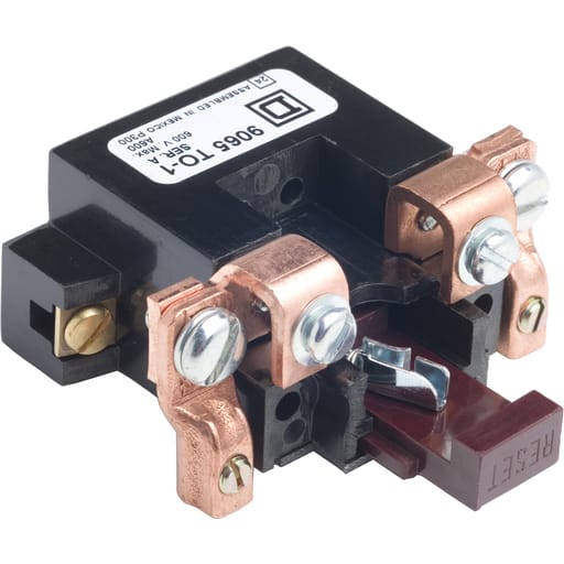 Square-D / Schneider - Square D 9065TO1 600 VAC 1-Pole Size 2 NEMA Melting Alloy Thermal Overload Relay