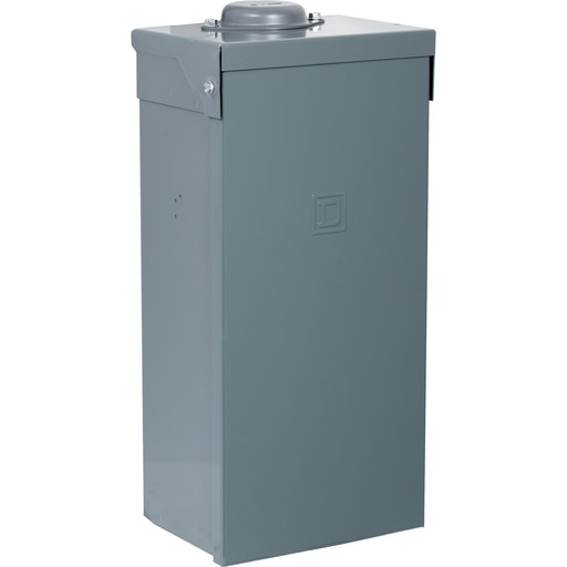 Square-D / Schneider - Square D PAK75CTG 120/240 VAC 100 Amp 1-Phase 3-Wire NEMA 3R 12 to 1 AWG Copper/Aluminum Power Outlet Panel