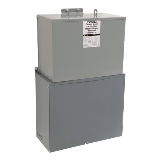 Square-D / Schneider - Square D MPZ15T2F 480 Volt Primary 15 kVa 3-Phase 24-Circuit 24-Space NEMA 3R Mini Unit Substation