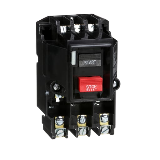 Square-D / Schneider - Square D 2510MCO2 230 VAC 36 Amp 5 Hp 2-Pole Open Type Non-Reversing Manual Starter