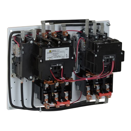 Square-D / Schneider - Square D 8810SEO4V02S 110/120 VAC 90 Amp 50 Hp 3-Phase 5-Pole Open Type 2-Speed Non-Reversing Magnetic Starter