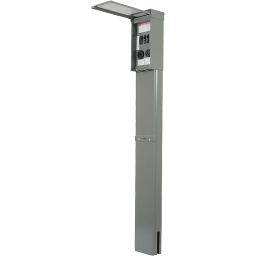 Square-D / Schneider - Square D PAK75PG 120/240 VAC 100 Amp 1-Phase 3-Wire NEMA 3R 6 AWG to 250 MCM Copper/Aluminum Power Outlet Panel
