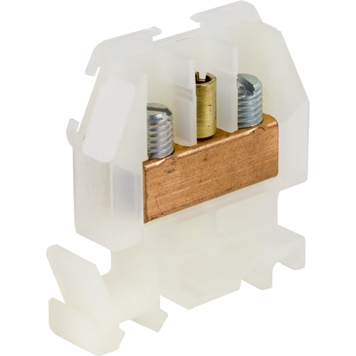 Square-D / Schneider - Square D 9080GR6T 600 Volt 60 Amp 22 to 8 AWG 35 mm Din Rail Terminal Block