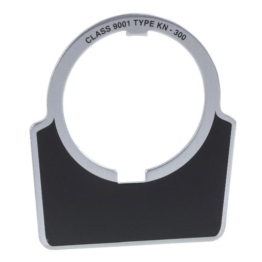 Square-D / Schneider - Square D 9001KN399 44 x 50 mm Aluminum Blank Push Button Standard Legend Plate