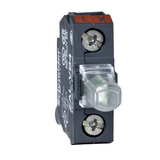 Square-D / Schneider - Square D ZALVB5 22 mm 24 VAC/VDC Yellow Protected LED Light Block