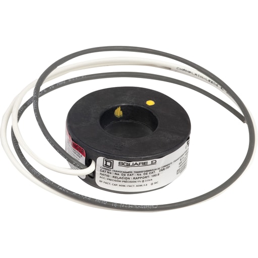 Square-D / Schneider - Square D 2NR151 1.13 Inch 10 kV 600 VAC 50 to 400 Hz 150:5 16 AWG Current Transformer