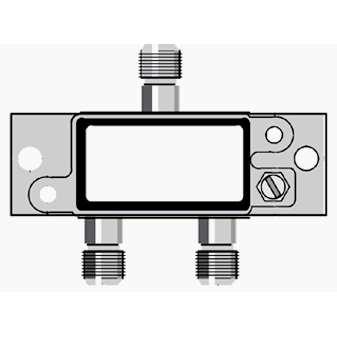 Square-D / Schneider - Square D MA0186100 Redundant/Ring Topology Coaxial Cable Splitter Box
