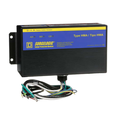 Square-D / Schneider - Square D TVS2HWA80X 208 Star/120 VAC 80 kA 3-Phase 4-Wire NEMA 4X Non-Modular Surge Protective Device