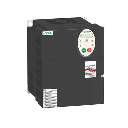 Square-D / Schneider - Square D ATV212HU75M3X 200 to 240 VAC 10 Hp 3-Phase Open Type Variable Speed Drive