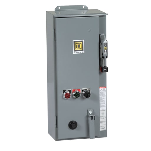 Square-D / Schneider - Square D 8538SCASP2 208/240 VAC 5 to 7.5 Hp NEMA 12 Full Voltage Non-Reversing Combination Starter