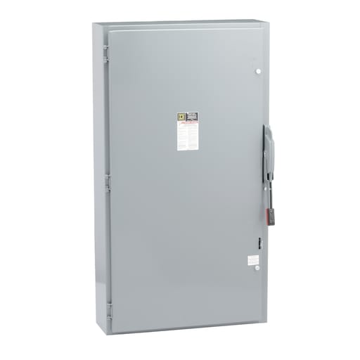 Square-D / Schneider - Square D HU465 600 VAC 400 Amp 4-Pole Non-Fusible Heavy Duty Safety Switch