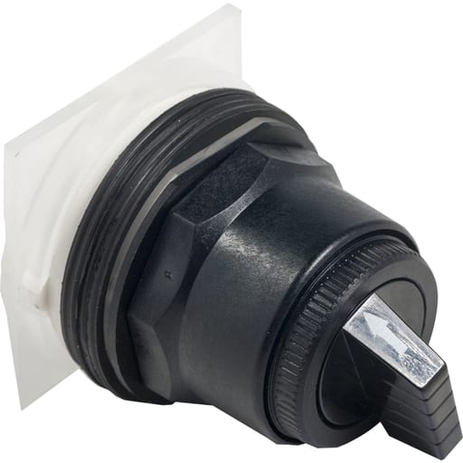 Square-D / Schneider - Square D 9001SKS44B 30 mm 3-Position Black Maintained Knob Non-Illuminated Selector Switch Operator