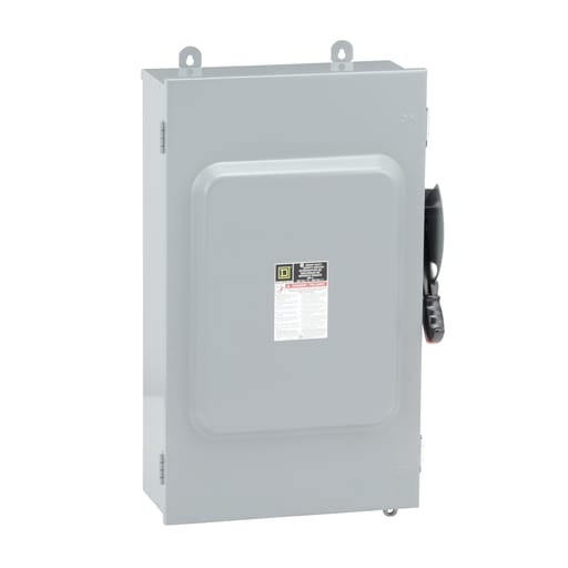 Square-D / Schneider - Square D HU364AWK 600 VAC 200 Amp 3-Pole Non-Fusible Heavy Duty Safety Switch