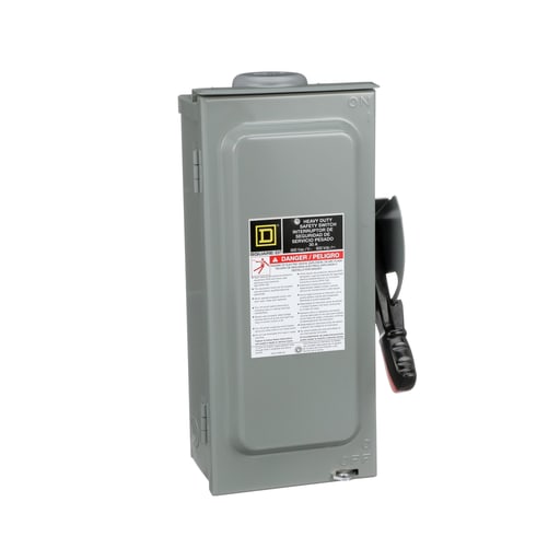 Square-D / Schneider - Square D HU361RB 600 VAC 30 Amp 3-Pole Non-Fusible Heavy Duty Safety Switch