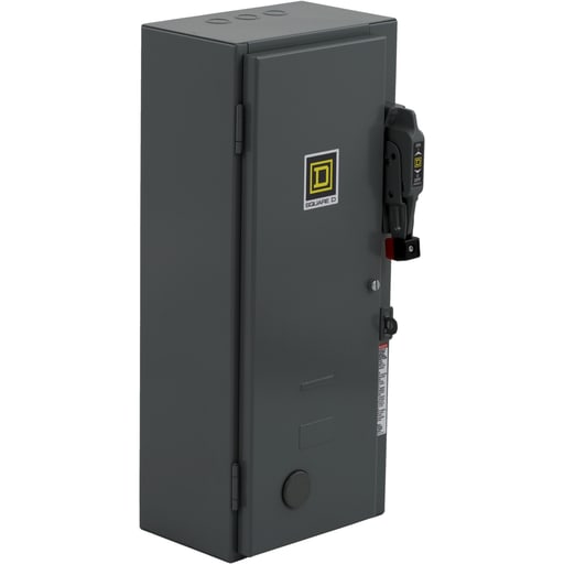 Square-D / Schneider - Square D 8903SVG61V02 110/120 VAC 200 Amp 3-Pole NEMA 1 Electrically Held Combination Lighting Contactor