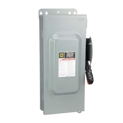 Square-D / Schneider - Square D H363AWK 600 VAC 100 Amp 3-Pole Class H/J/K/L/R Fusible Heavy Duty Safety Switch