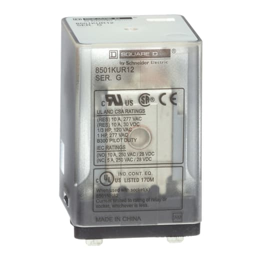 Square-D / Schneider - SQD 8501KUR12V24 Plug in relay, Typ