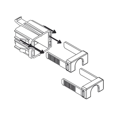 Square-D / Schneider - SQUARED XBTZGCLP2 USB fastening for