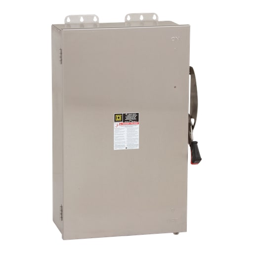 Square-D / Schneider - Square D H324DS 240 VAC 200 Amp 3-Pole Class H/J/K/L/R Fusible Heavy Duty Safety Switch
