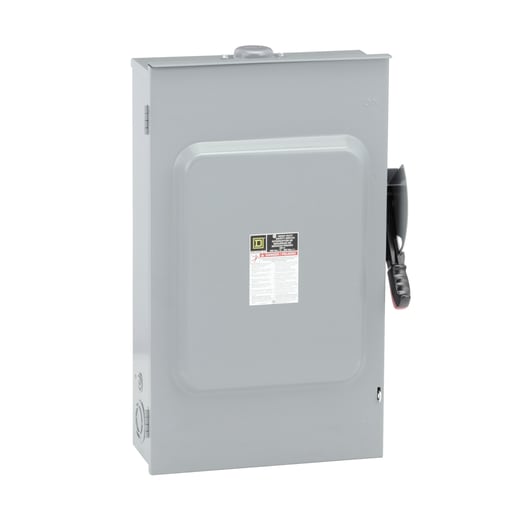 Square-D / Schneider - Square D HU364RB 600 VAC 200 Amp 3-Pole Non-Fusible Heavy Duty Safety Switch